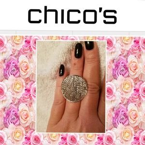 EUC Silver Chico's Ring
